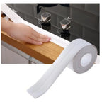 Kit com 2 Fita Adesiva de Vedação PVC 5M Impermeável Multiuso para Cozinha e Banheiro
