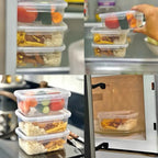 Kit Com 12 Potes 800ml Tampa Com Trava Lavável Microondas Freezer Marmita Fitness Durável BPAFree - AvexaKit Com 12 Potes 800ml Tampa Com Trava Lavável Microondas Freezer Marmita Fitness Durável BPAFreecaixa de marmitas 01Avexa