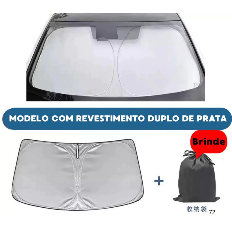 Kit com 2 Protetor Solar para Para-brisa de Carro Bloqueio UV | Guarda-sol Universal Dobrável - AvexaKit com 2 Protetor Solar para Para-brisa de Carro Bloqueio UV | Guarda-sol Universal DobrávelAvexa
