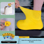 Protetor de calçado para chuva unissex: antiderrapante, à prova d'água, reutilizável, espesso, de alta elasticidade - AvexaProtetor de calçado para chuva unissex: antiderrapante, à prova d'água, reutilizável, espesso, de alta elasticidadeAvexa