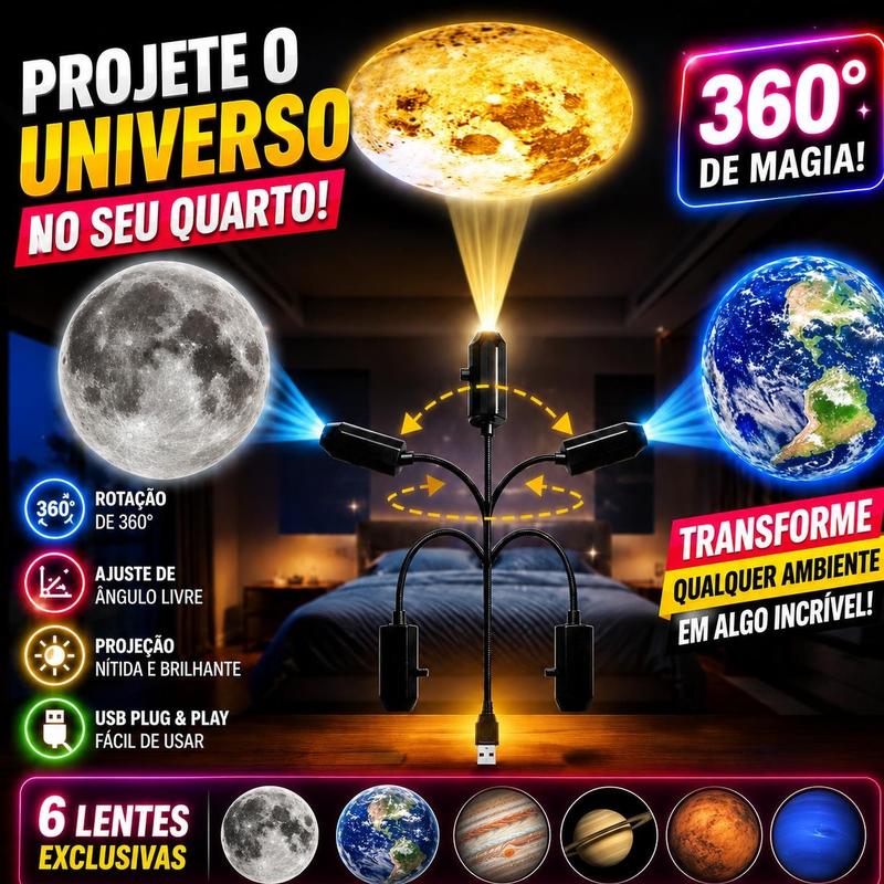 USB Teto Lua Projeção Atmosfera Luz Céu Estrelado Lâmpada Da Noite Romântico Quarto Decoração Galáxia Projetor - AvexaUSB Teto Lua Projeção Atmosfera Luz Céu Estrelado Lâmpada Da Noite Romântico Quarto Decoração Galáxia ProjetorAvexa